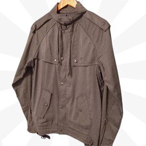 Drisue Brown Windbreaker Jacket Size M Lightweight